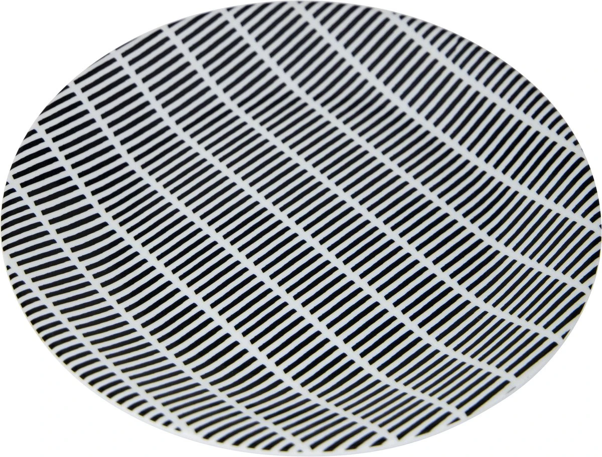 Bo-Camp Servies - Mix & Match - 16 Delig - Zwart/Wit 9 Bo-Camp Servies - Mix & Match - 16 Delig - Zwart/Wit - Afbeelding 9