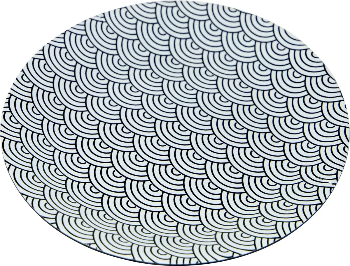 Bo-Camp Servies - Mix & Match - 16 Delig - Zwart/Wit 5 Bo-Camp Servies - Mix & Match - 16 Delig - Zwart/Wit - Afbeelding 5