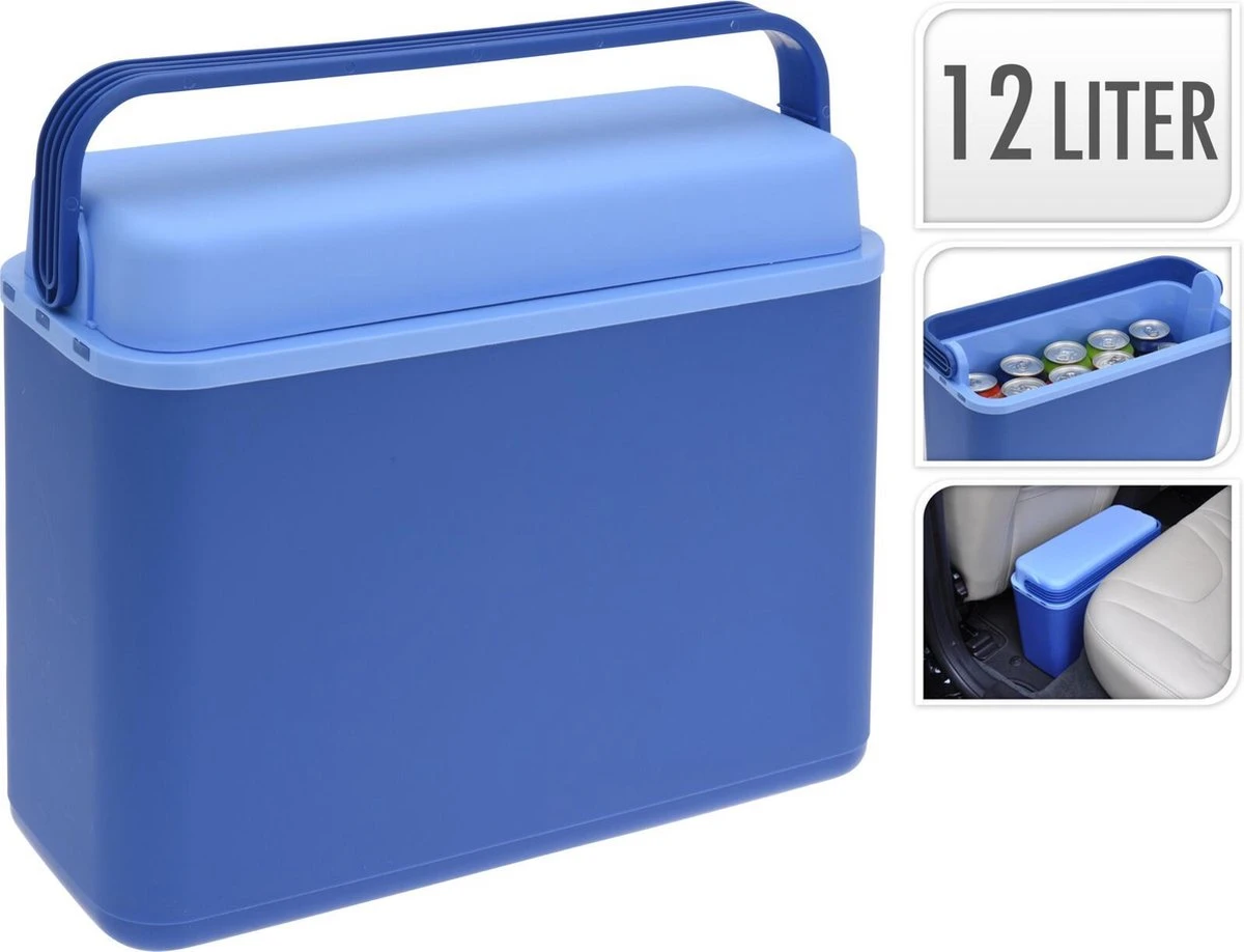 Merkloos Koelbox 12 Liter | Blauw 1 Merkloos Koelbox 12 Liter | Blauw