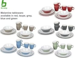 Bo-Camp Servies - Campingbord - 100% Melamine - 16-delig - Groen 15 Bo-Camp Servies - Campingbord - 100% Melamine - 16-delig - Groen -Buiten Kamperen 1200x928 4