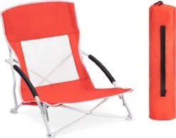 JEMIDI Lichtgewicht Inklapbare Draagbare Strandstoel - Opvouwbare Campingstoel Met Draagtas - Ademend En Comfortabel -Buiten Kamperen 1200x943 2