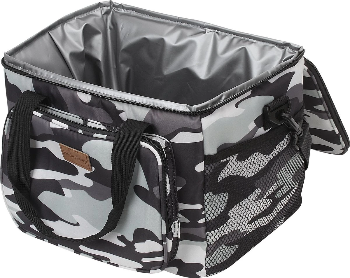 Packaway 4 Laags Geïsoleerde Koeltas - Lunchtas 15 Liter - Camouflage Grijs 2 Packaway 4 Laags Geïsoleerde Koeltas - Lunchtas 15 Liter - Camouflage Grijs - Afbeelding 2