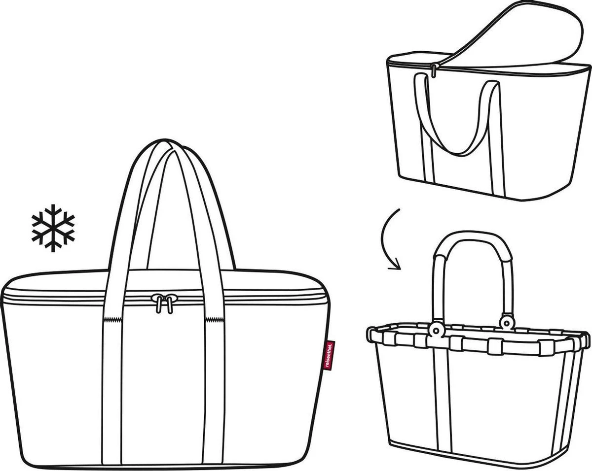 Reisenthel Coolerbag Koeltas - 20L - Dots Zwart 5 Reisenthel Coolerbag Koeltas - 20L - Dots Zwart - Afbeelding 5