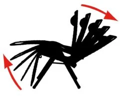 Crespo Relaxstoel - AP-232 Air-Deluxe - Grijs (86) -Buiten Kamperen 1200x965