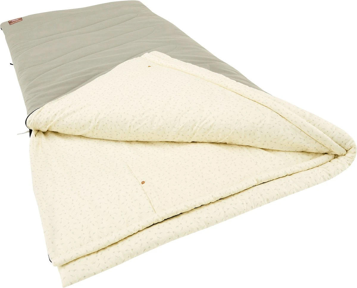 Coleman Monstera XL Slaapzak - 220 X 100 Cm - Beige 2 Coleman Monstera XL Slaapzak - 220 X 100 Cm - Beige - Afbeelding 2