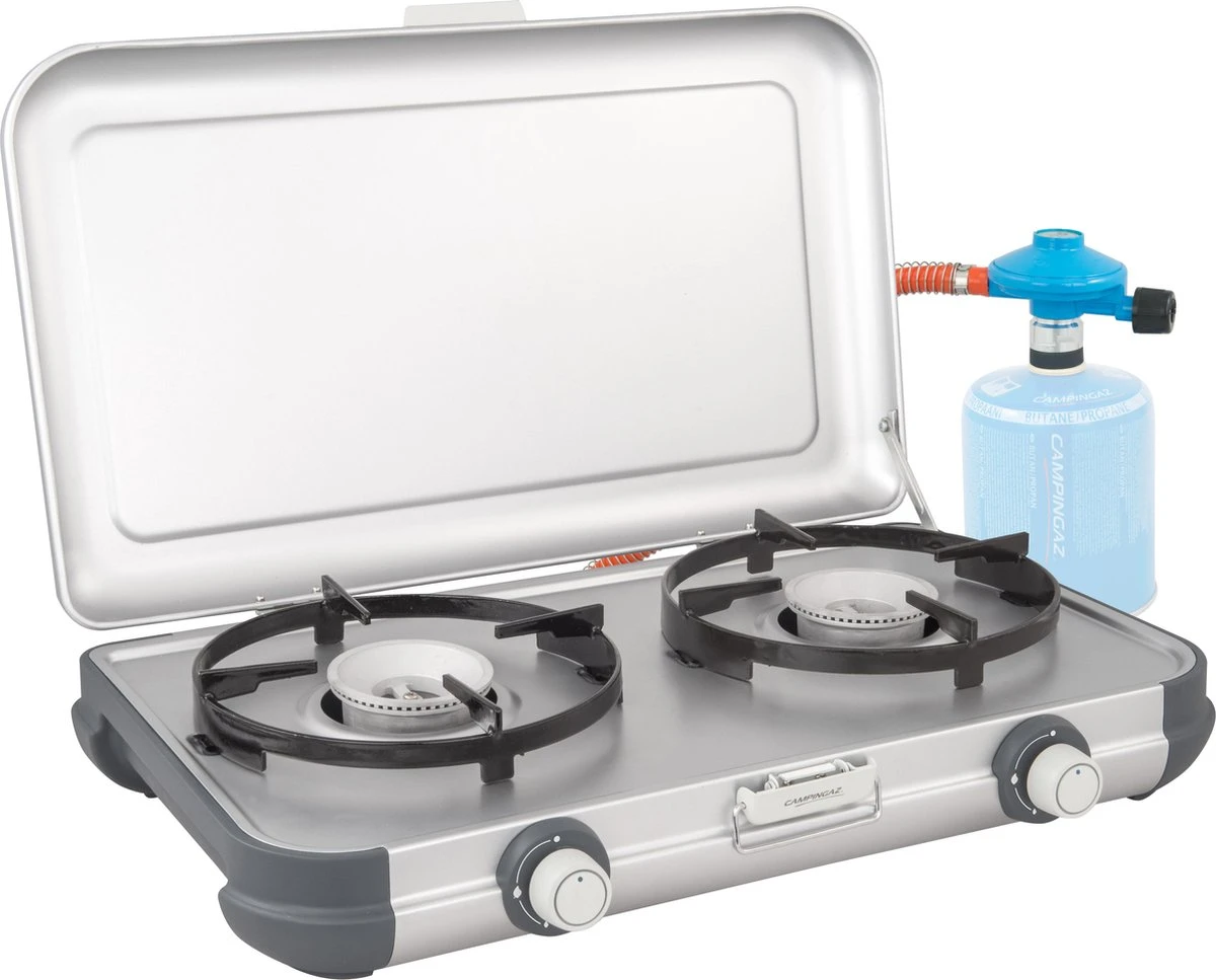 Campingaz Camping Kitchen 2 CV Camping Kooktoestel - 2-pits - 2x 2000 Watt 1 Campingaz Camping Kitchen 2 CV Camping Kooktoestel - 2-pits - 2x 2000 Watt