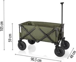 Campart Bolderkar HC-0915 - Opvouwbaar - Bolderwagen Met Stevig Harmonicaframe - Inclusief Opbergtas En Bodemplaat - Groen 12 Campart Bolderkar HC-0915 - Opvouwbaar - Bolderwagen Met Stevig Harmonicaframe - Inclusief Opbergtas En Bodemplaat - Groen -Buiten Kamperen 1200x974 2