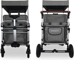 FUXTEC Bolderkar FX-CTXL900 - Premium Grijs - Nu Voor Maximaal 4 Kinderen -Buiten Kamperen 1200x981