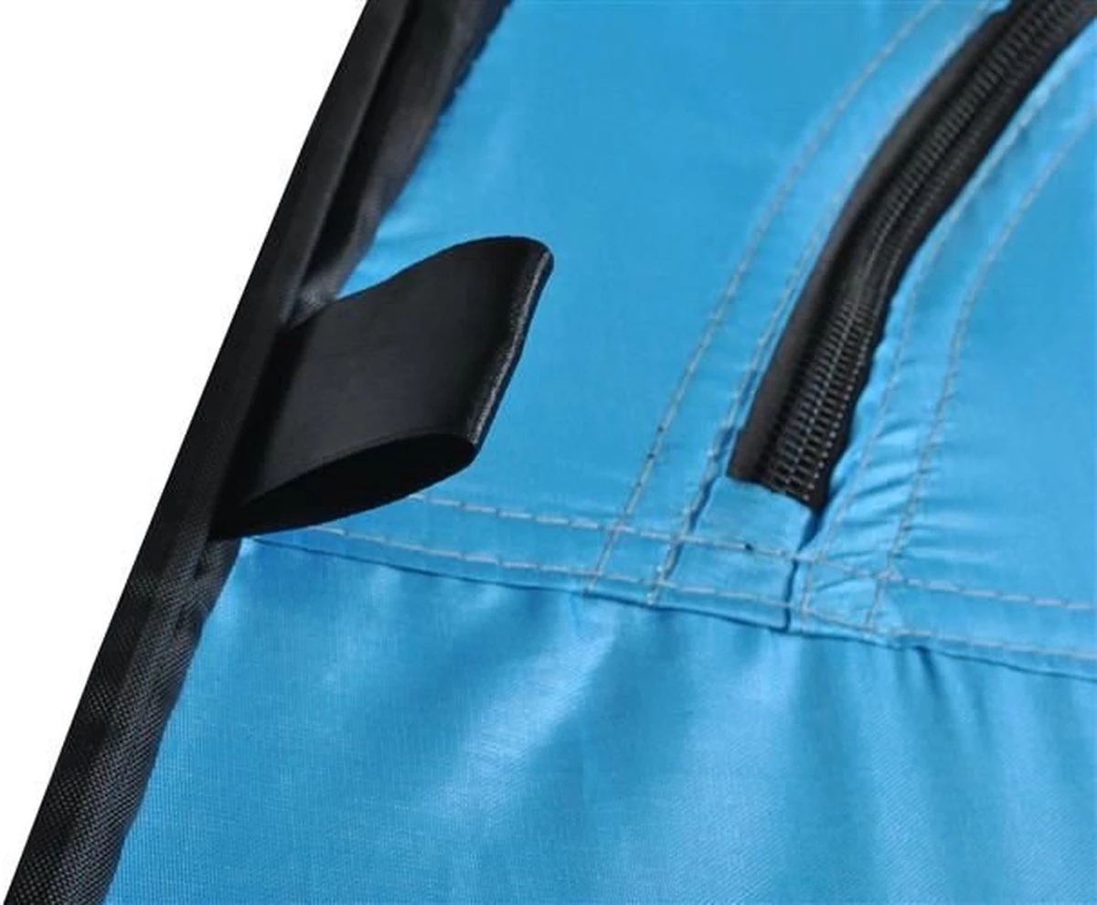 Merkloos 4 In 1 Pop-up Douchetent Voor Omkleden, Douchen, Toilet En Opslag - 1 Persoons Tent - Camping Douche En Omkleedtent - Inclusief Haringen En Draagtas - 190 X 110 X 110 Cm Blauw 10 Merkloos 4 In 1 Pop-up Douchetent Voor Omkleden, Douchen, Toilet En Opslag - 1 Persoons Tent - Camping Douche En Omkleedtent - Inclusief Haringen En Draagtas - 190 X 110 X 110 Cm Blauw - Afbeelding 10