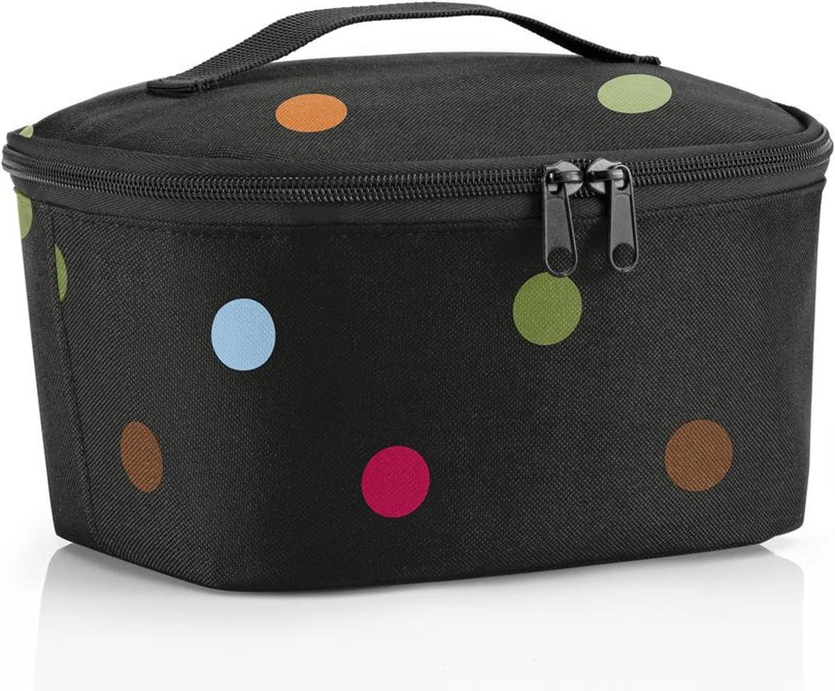 Reisenthel Coolerbag S Pocket Koeltas - 2,5L - Dots Zwart 1 Reisenthel Coolerbag S Pocket Koeltas - 2,5L - Dots Zwart
