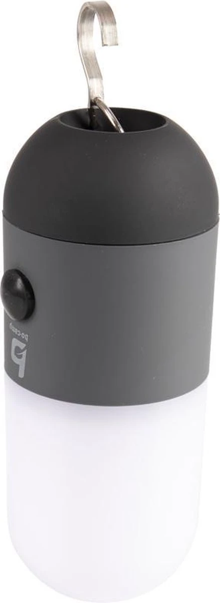 Bo-Camp Tafel-/hanglamp - Glow - High Power Led - 120 Lumen - Tentlamp - Grijs 2 Bo-Camp Tafel-/hanglamp - Glow - High Power Led - 120 Lumen - Tentlamp - Grijs - Afbeelding 2