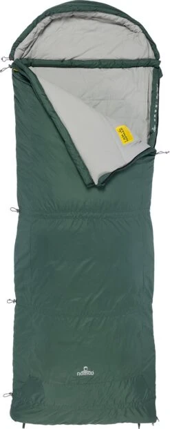 NOMAD® Triple-S Premium Plus Slaapzak (Links) | 220x80cm Groen | Lichtgewicht & Kwalitatief | Slaapzak | Incl Hoes -Buiten Kamperen 477x1200 1