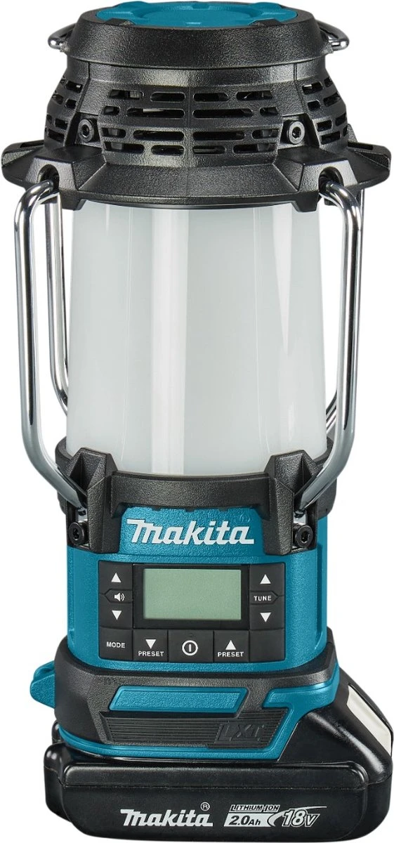 Makita DMR055 | 14,4 V / 18 V | Camping Lamp | Met Radio | Zonder Accu's En Lader 2 Makita DMR055 | 14,4 V / 18 V | Camping Lamp | Met Radio | Zonder Accu's En Lader - Afbeelding 2