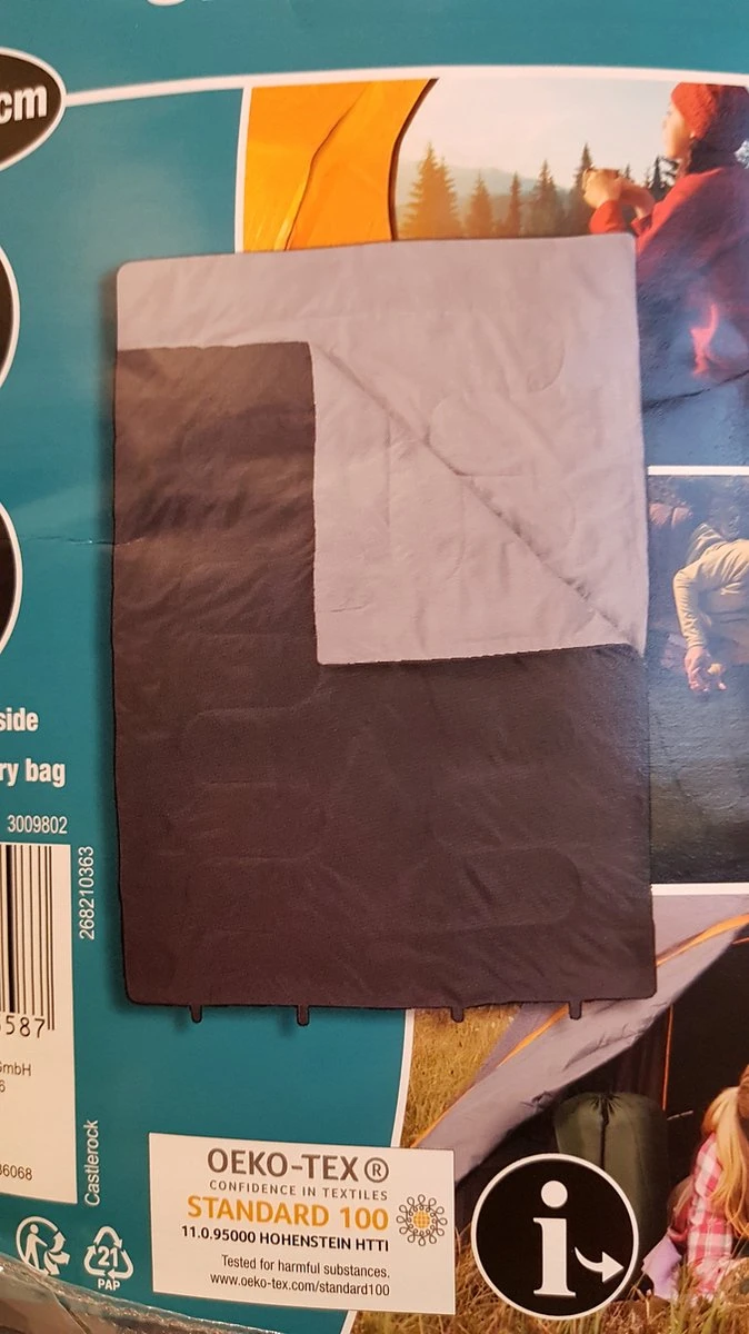 Froyak - 2-persoons Slaapzak XXL Groen 225 X 150 Cm - 2 Persoons Slaapzak Envelop Model Extra Large 6 Froyak - 2-persoons Slaapzak XXL Groen 225 X 150 Cm - 2 Persoons Slaapzak Envelop Model Extra Large - Afbeelding 6