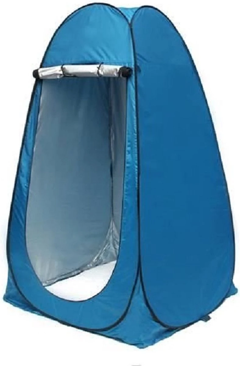 Merkloos 4 In 1 Pop-up Douchetent Voor Omkleden, Douchen, Toilet En Opslag - 1 Persoons Tent - Camping Douche En Omkleedtent - Inclusief Haringen En Draagtas - 190 X 110 X 110 Cm Blauw 7 Merkloos 4 In 1 Pop-up Douchetent Voor Omkleden, Douchen, Toilet En Opslag - 1 Persoons Tent - Camping Douche En Omkleedtent - Inclusief Haringen En Draagtas - 190 X 110 X 110 Cm Blauw - Afbeelding 7
