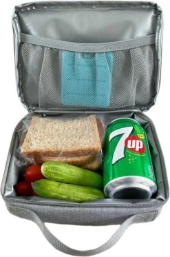 Brisby 4 Laags Geïsoleerde Koeltas - Lunchtas 1.5 Liter - Lichtgrijs -Buiten Kamperen 794x1200 24
