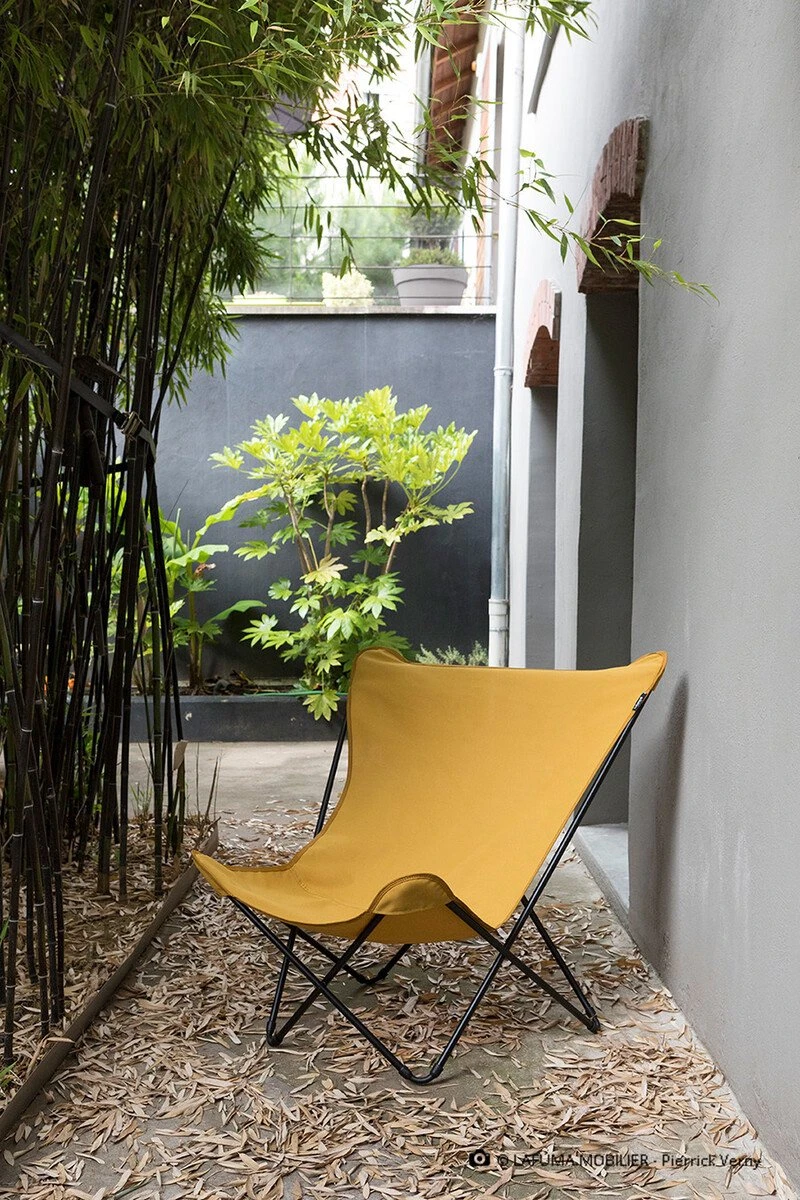 LAFUMA Pop Up XL - Vlinderstoel - Inklapbaar - Curry 3 LAFUMA Pop Up XL - Vlinderstoel - Inklapbaar - Curry - Afbeelding 3