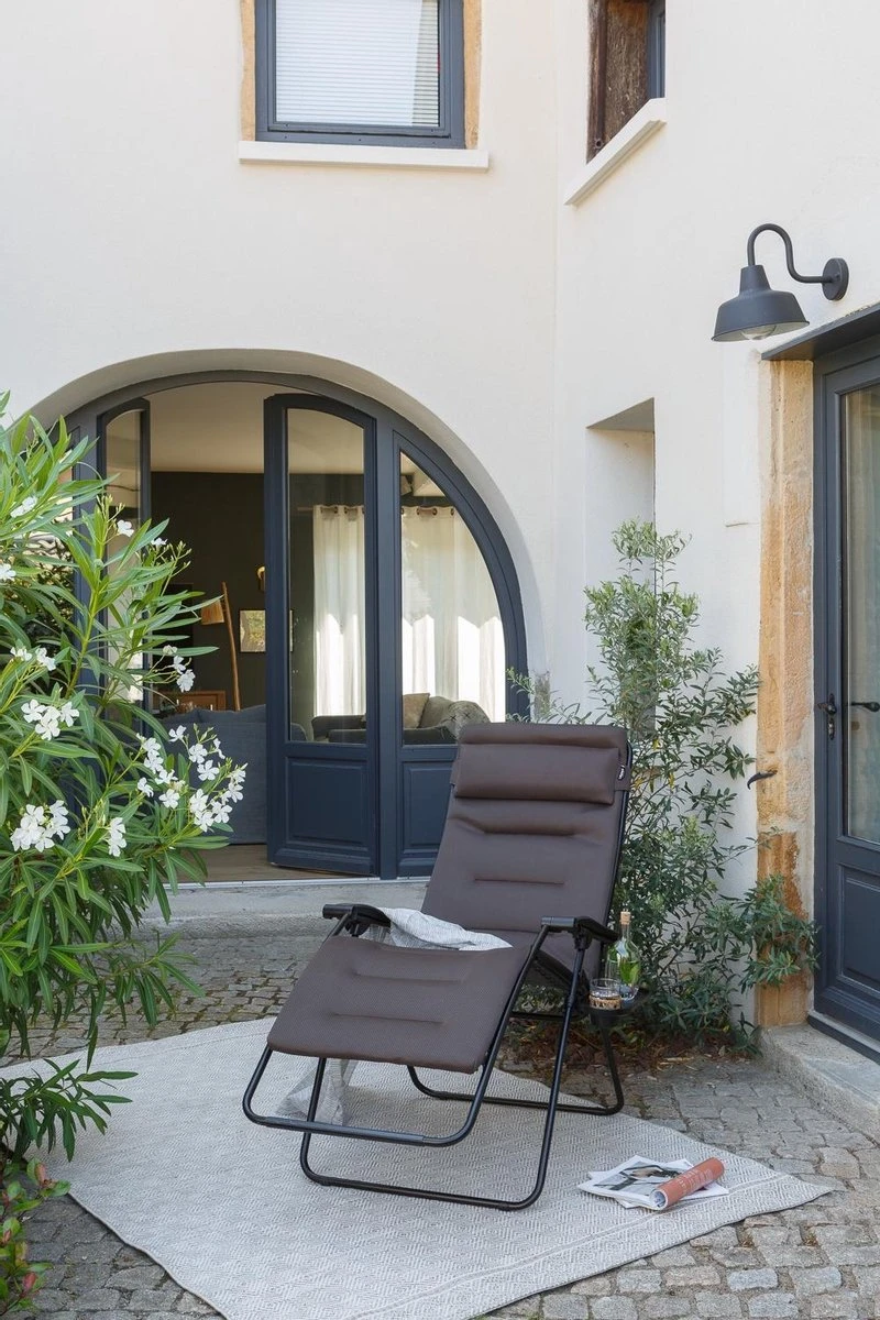 Lafuma RSX Clip Air Comfort - Relaxstoel - Verstelbaar - Inklapbaar- Zero Gravity - Taupe 4 Lafuma RSX Clip Air Comfort - Relaxstoel - Verstelbaar - Inklapbaar- Zero Gravity - Taupe - Afbeelding 4