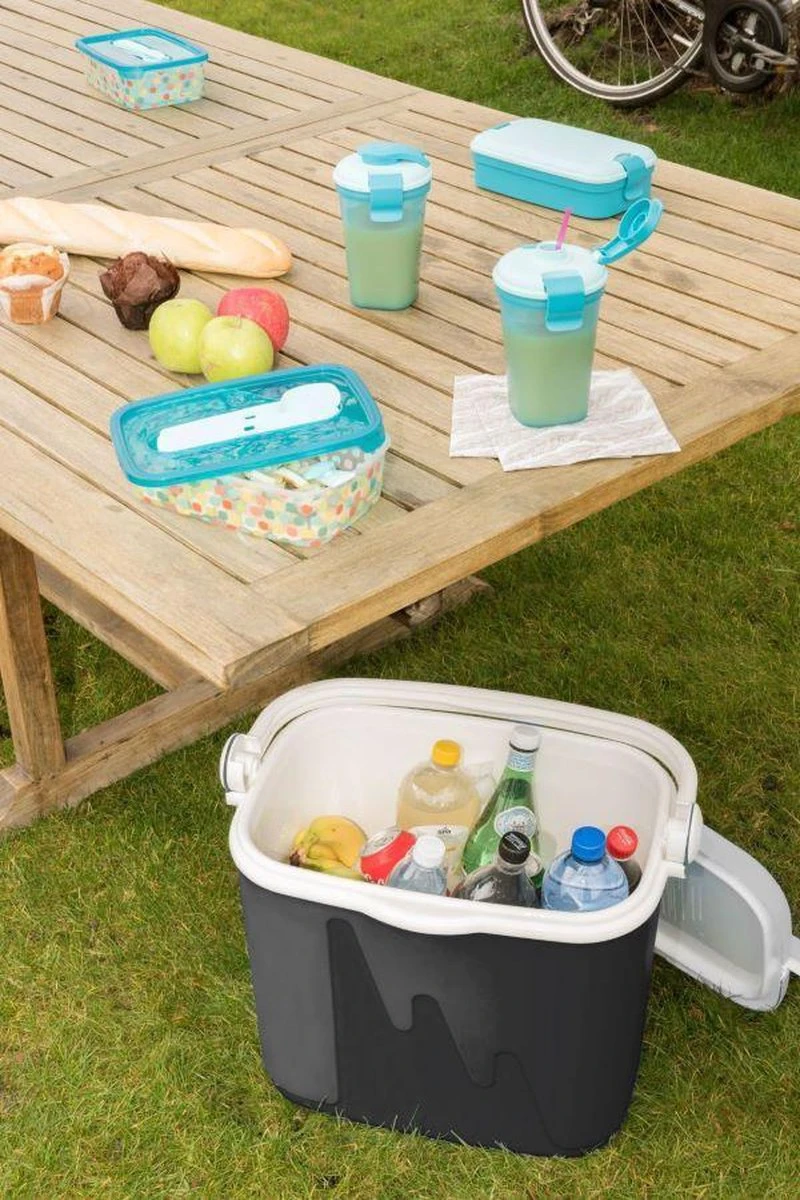 Curver Koelbox - 32L - Antraciet 2 Curver Koelbox - 32L - Antraciet - Afbeelding 2