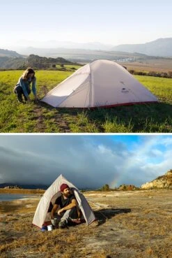 Cloud Up 3 Upgraded - Naturehike® - Tent 3 Persoons - Lichtgewicht Tent - Incl. Grondzeil - 20D 4000MM - Outdoor Kampeertent - Waterdicht - Hiking & Wandelen 15 Cloud Up 3 Upgraded - Naturehike® - Tent 3 Persoons - Lichtgewicht Tent - Incl. Grondzeil - 20D 4000MM - Outdoor Kampeertent - Waterdicht - Hiking & Wandelen -Buiten Kamperen 804x1200
