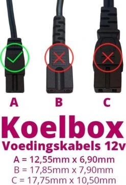 Merkloos Koelboxkabel 12V Voedingskabel Koelbox - 2 Meter 9 Merkloos Koelboxkabel 12V Voedingskabel Koelbox - 2 Meter -Buiten Kamperen 819x1200