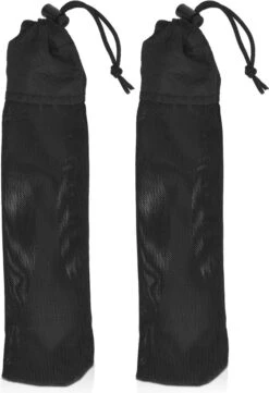 Navaris 2x Spork Titanium Campingbestek - Vork, Mes En Lepel In één - Bestek Voor Onderweg En Op Reis - Lichtgewicht - Inclusief Bewaarzakje -Buiten Kamperen 820x1200 2