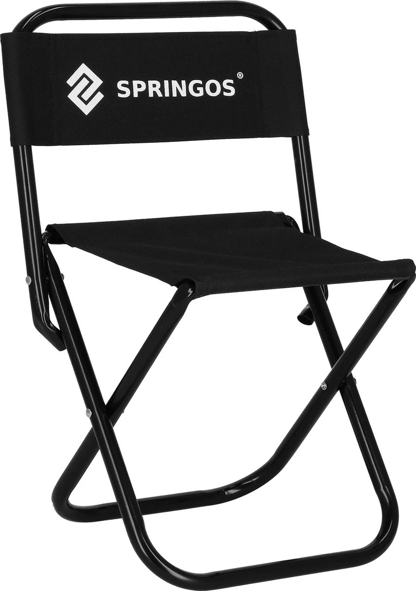 Springos Campingstoel | Kampeerstoel | Vouwstoel | Klapstoel | Zwart 1 Springos Campingstoel | Kampeerstoel | Vouwstoel | Klapstoel | Zwart