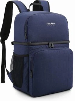 Koeltas Rugzak (28L) - 16 Blikjes - Lunchtas Voor Dames En Heren - Picknicktas - Blauw 13 Koeltas Rugzak (28L) - 16 Blikjes - Lunchtas Voor Dames En Heren - Picknicktas - Blauw -Buiten Kamperen 895x1200 4
