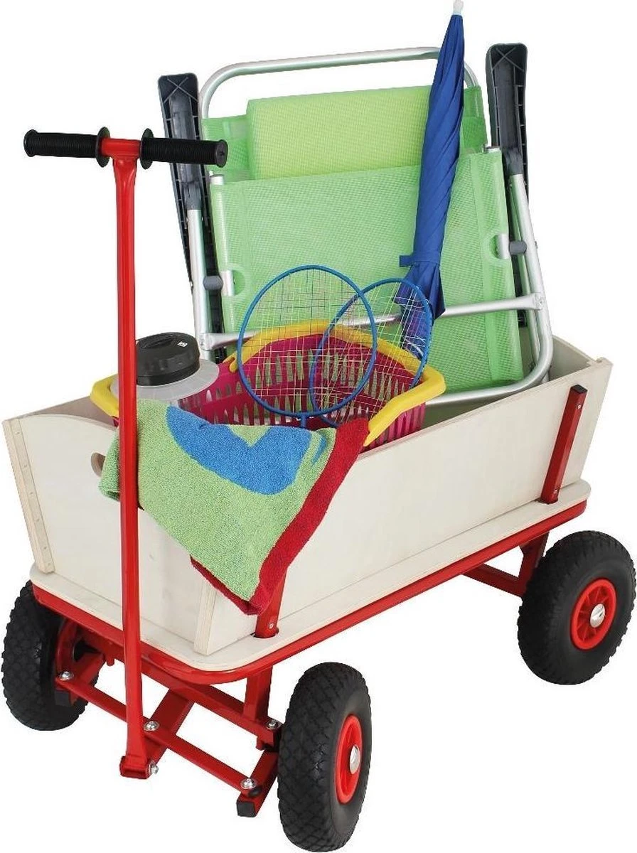 Merkloos Eurotrail Bolderwagen Rood 5 Merkloos Eurotrail Bolderwagen Rood - Afbeelding 5