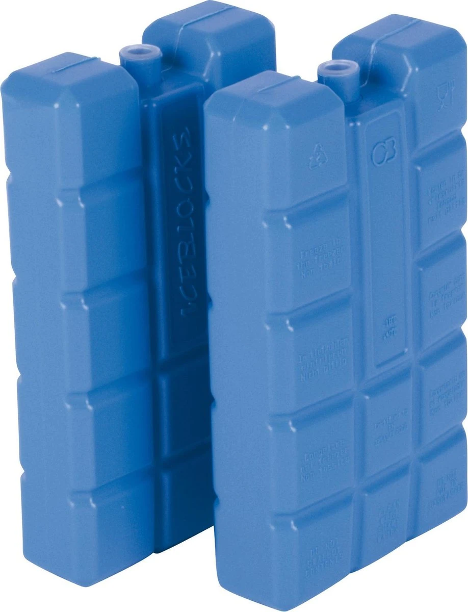 Bo-Camp Koelelementen - 2 Stuks - 13x9x16 Cm - Blauw 1 Bo-Camp Koelelementen - 2 Stuks - 13x9x16 Cm - Blauw