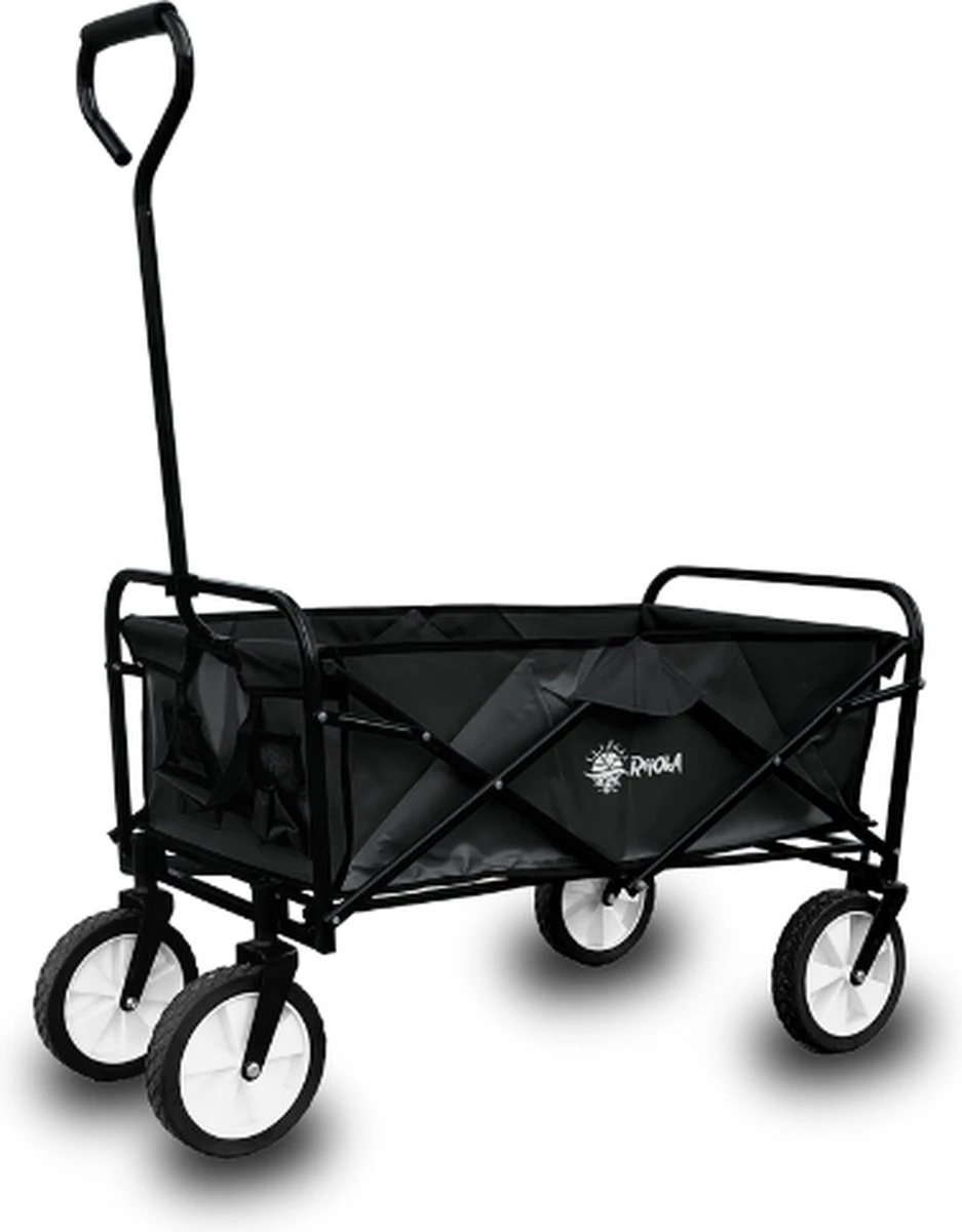 Rijoka Opvouwbare Bolderkar/Bolderwagen | Zwart 1 Rijoka Opvouwbare Bolderkar/Bolderwagen | Zwart