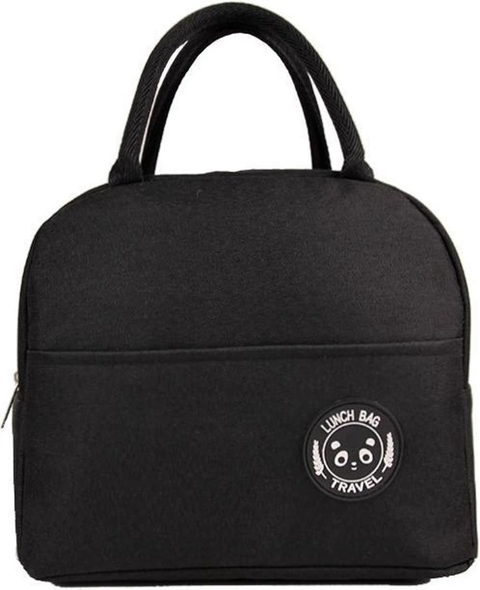 Koeltas - Lunchtas - Volwassenen En Kinderen - Compact & Handig: Zomer - Picknick -School - Lunch - Werk - Klassiek Zwart 1 Koeltas - Lunchtas - Volwassenen En Kinderen - Compact & Handig: Zomer - Picknick -School - Lunch - Werk - Klassiek Zwart