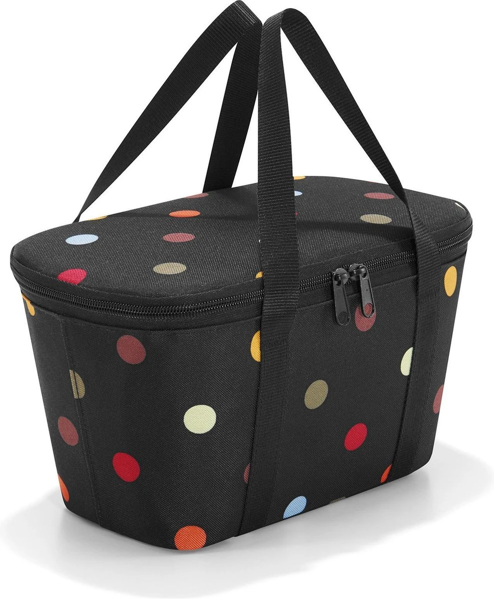 Reisenthel Coolerbag XS Koeltas Lunchtas - 4L - Dots Zwart 1 Reisenthel Coolerbag XS Koeltas Lunchtas - 4L - Dots Zwart