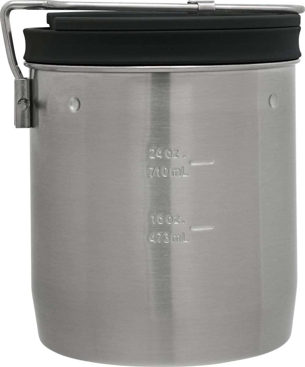 Stanley The Bowl + Spork Compact Cook Set 0.70L - Campingkookset - Stainless Steel 2 Stanley The Bowl + Spork Compact Cook Set 0.70L - Campingkookset - Stainless Steel - Afbeelding 2